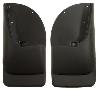 Ford F-250 Super Duty Mud Guards - Rear - Husky Liners - Custom-Molded, FormFit Design, Husky Shield - Matte - `99-`09